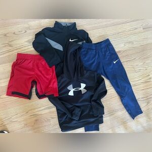 Size 7 Nike and Under Armour bundle